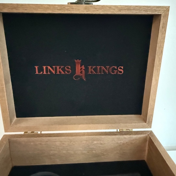 Links and Kings ~ Luxury Golf ~ Moscow Mule ~ Copper Mug w/ Leather Sleeve Box - Picture 5 of 8